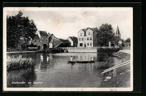AK Grafenwöhr, Am Stadttor, Boot