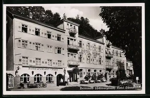 AK Herrenalb /Schwarzwald, Hotel Sonne, Schwarzwald-Stube