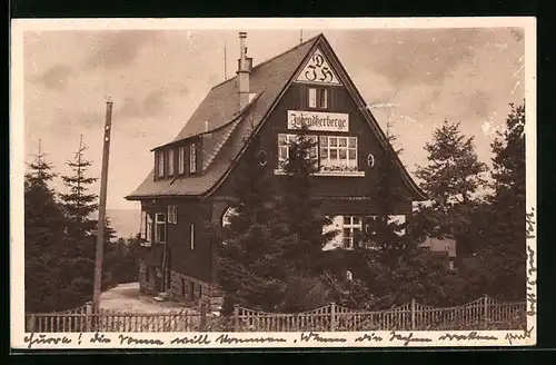 AK Oberhof /Thür., Blick auf Jugendherberge