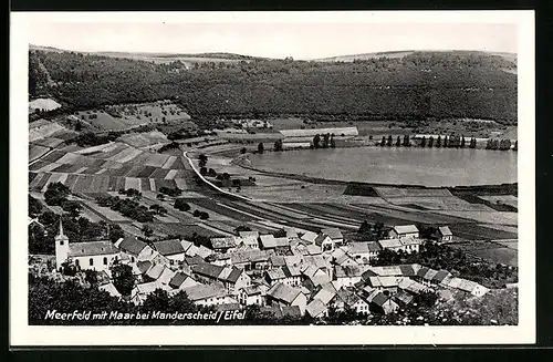 AK Manderscheid /Eifel, Meerfeld mit Maar