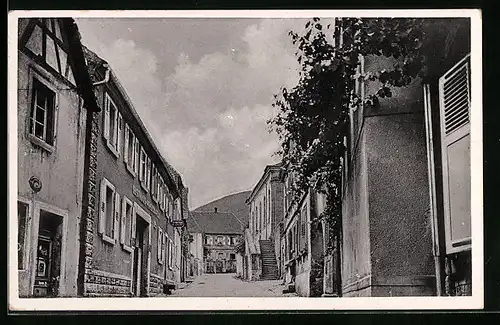 AK Bad Gleisweiler /Pfalz, Blick auf die Weinstrasse