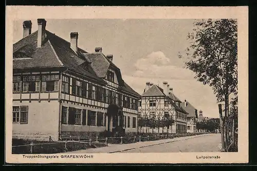 AK Grafenwöhr, Blick auf die Luitpoldstrasse