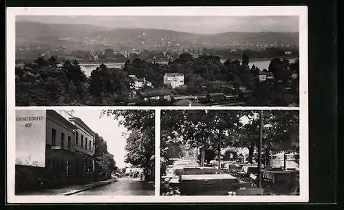 AK Rolandseck am Rhein, Hotel-Restaurant Düsseldorfer Hof, Garten, Teilansicht