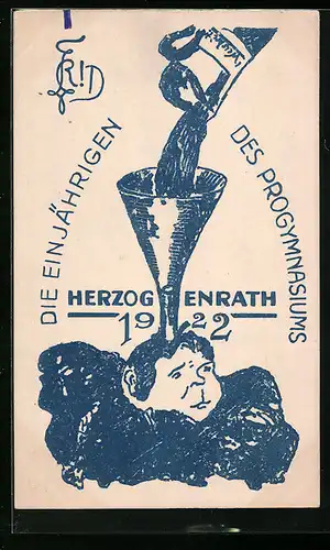AK Herzogenrath, Absolvia Die Einjährigen des Progymnasiums 1922