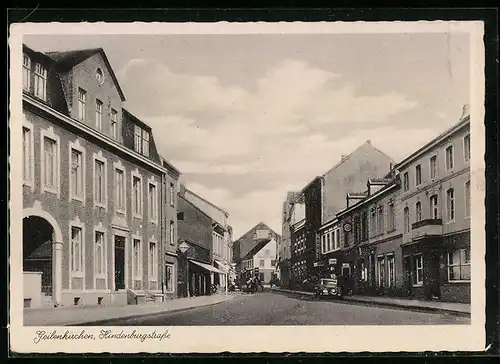 AK Geilenkirchen, Blick in die Hindenburgstrasse