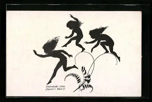 Künstler-AK Diefenbach: Göttl. Jugend I. Blatt 17