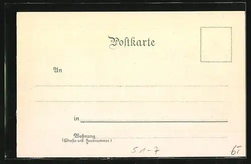 Lithographie Ochsenpflug, Schwäbische Volkstrachten