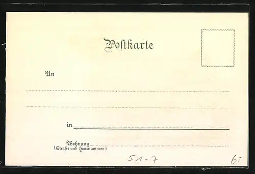 Lithographie Ochsenpflug auf dem Feld, Schwäb. Volkstrachten