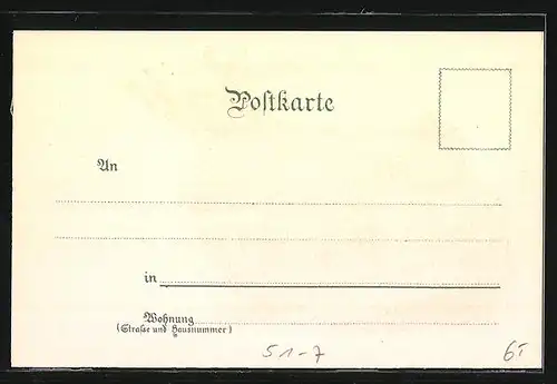 Lithographie Ochsenpflug, Schwäb. Volkstrachten