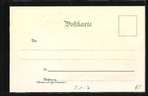 Lithographie Schwäbische Volkstrachten, Ochsenpflug