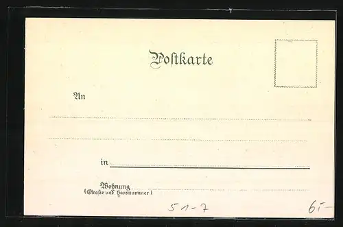 Lithographie Pferdekarre, Schwäbische Volkstrachten