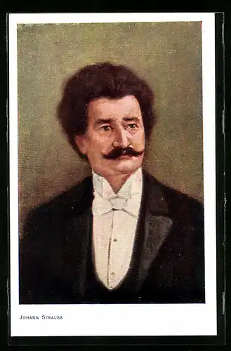 AK Johann Strauss im Porträt
