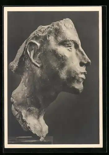 Künstler-AK Arno Breker: Studie eines Kopfes