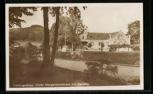 AK Königswinter im Siebengebirge, Hotel Margarethenkreuz mit Ölberg