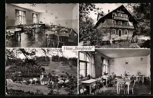 AK Oberwarmensteinach i. Fichtelgebirge, Berliner Schullandheim Haus Bergfriede