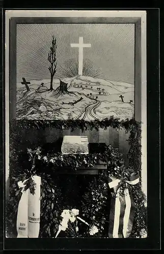 AK Weissenfels, Ehrenmal für die Gefallenen des Weltkrieges