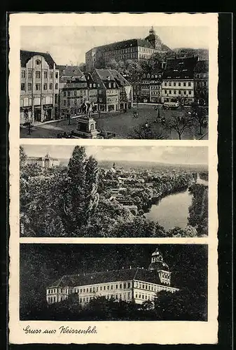 AK Weissenfels, Stadtansichten