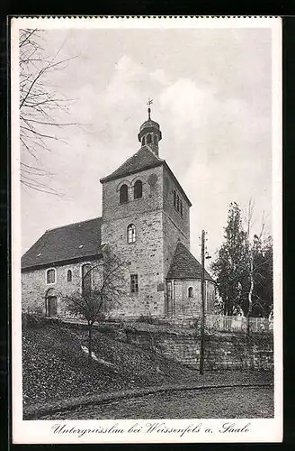 AK Untergreisslau b. Weissenfels, Kirche