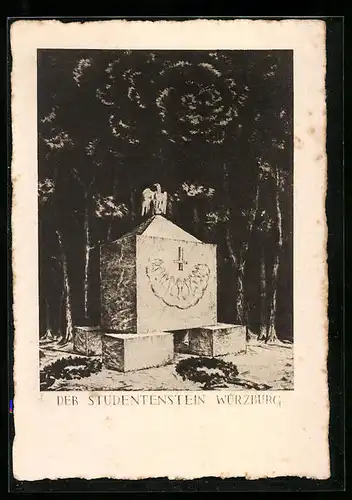 AK Würzburg, der Studentenstein