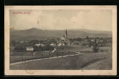 AK Karlstetten, Fernblick auf den Ort