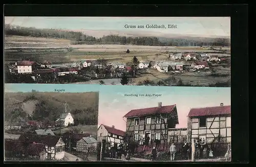 AK Goldbach / Eifel, Kapelle, Handlung von Aug. Pieper