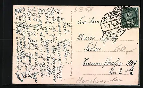 AK Holzheim, Gasthof Schorn, Totalansicht