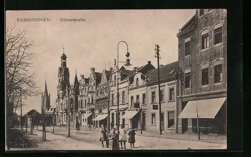 AK Euskirchen, Kinder auf der Cölnerstrasse