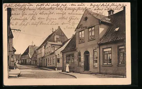 AK Schleswig, Gallberg-Strasse, Kaufhaus