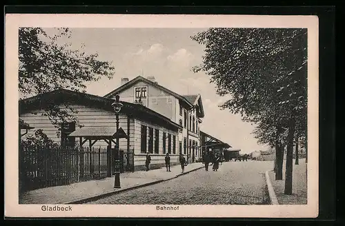 AK Gladbeck, Strasse am Bahnhof