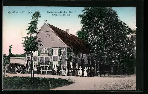 AK Alt-Oer, Gasthaus Zur Linde Wwe. H. Buschert
