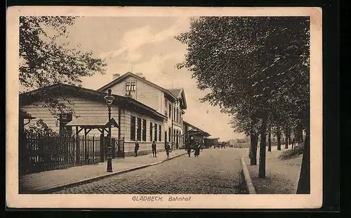 AK Gladbeck, Strasse am Bahnhof