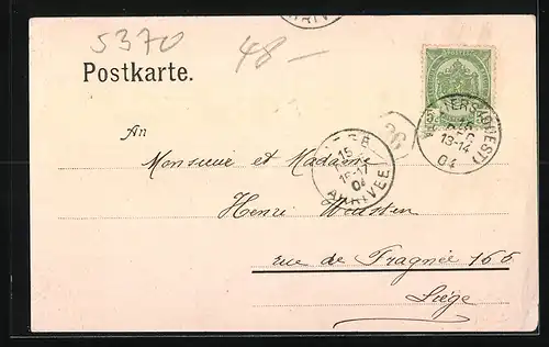 AK Soetenich, Ortsansicht mit Restauration Gölden