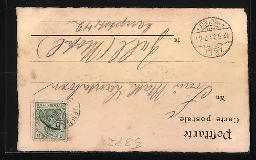 Lithographie Gemünd a. d. Urfttalsperre, Totalansicht aus der Vogelschau