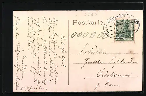 AK Euskirchen, Neu-Strasse mit Geschäften