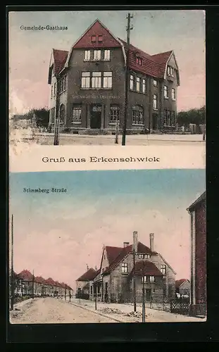 AK Erkenschwick, Gemeinde-Gasthaus, Stimmberg-Strasse