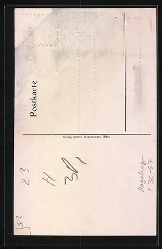 AK Berlin-Neukölln, Kriegswahrzeichen, Nagelung 1916, 24. Gemeindeschule