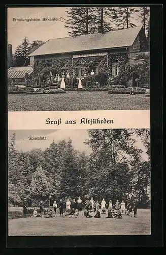 AK Altjührden, Erholungsheim Birkenfeld, Spielplatz