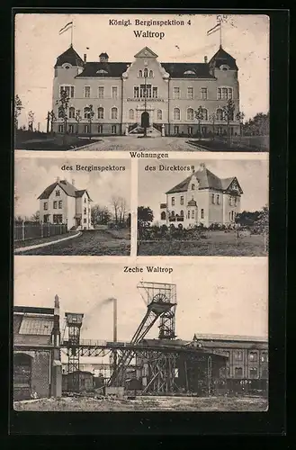AK Waltrop, Königl. Berginspektion, Wohnung des Direktors, Zeche