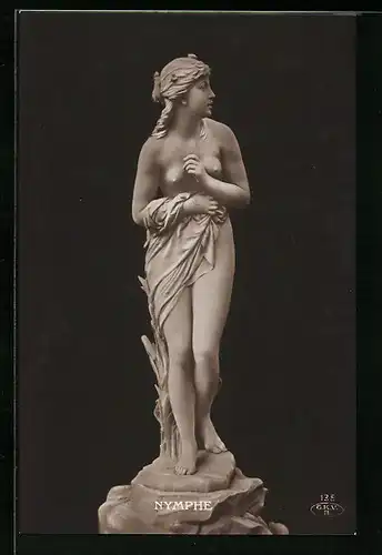 AK Nymphe aus Marmor