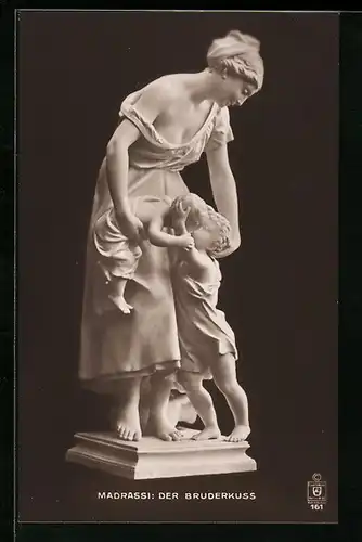 AK Skulptur Der Bruderkuss von Madrassi