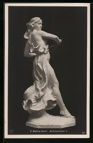 AK Reifenwerferin von R. Boeltzig aus Berlin