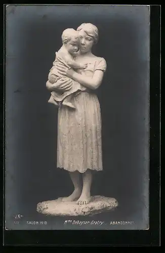 AK Abandonnés, Mme. Debayser Gratry, Salon 1910