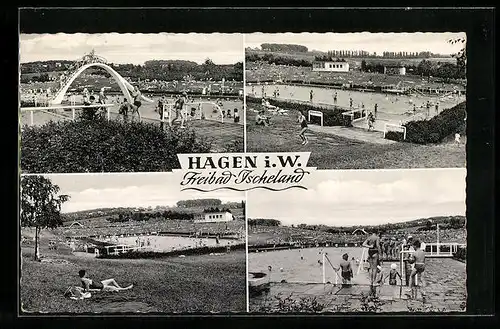 AK Hagen i. W., Freibad Ischeland