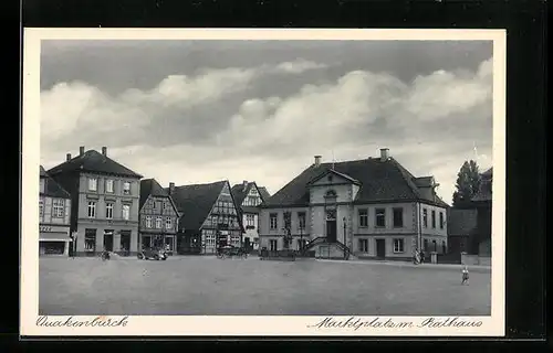 AK Quakenbrück, Marktplatz mit Rathaus