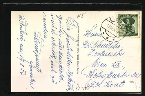 AK Litschau, Ortsansichten mit Kirche