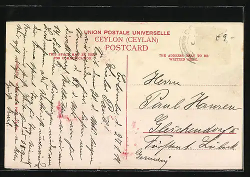 AK Ceylon, Native Bullock Cart