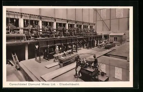 AK Elisabethbucht, Consolidated Diamond Mines Ltd., Edelstein Säuberung