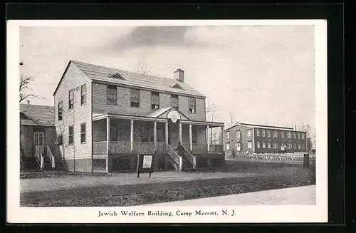 AK Camp Merritt, NJ, Jewish Welfare Building