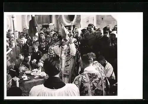 AK St. Johann, Glockenweihe 1948