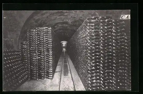 AK San Sadurni de Noya, Casa Codorniu, Botellas en cava, Wein